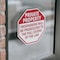 Signmission Private Property Trespassers Will B, 4 inch X 4 inch, Vinyl Decal, 2PK OC-D-2PACK-4-144 - alternate 3