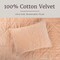 Lavish Home 2PC Velvet Twin Quilt Set & Matching Pillow Sham Medium Weight Ultra Soft Luxury Cotton Velvet 66-004-VP-T - alternate 6