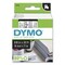 Dymo Label Tape, 3/8, Black/Clear 40910 - alternate 1
