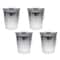 Mytee Products 4Pcs 4 Gallon Steel Galvanized Garbage Trash Can w/ Lid Ideal for Trailers, 4PK TRC-4GALx4 - alternate 1