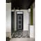 Vdomdoors Front Exterior Prehung Metal-Plastic Door, Manux 8661 Matte Black, Top Sidelite Transom, Office Com MANUX8661EXD-BLK-W36xH80+14-RH - alternate 3