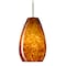 Besa Lighting Pera 9 Cord Pendant, Amber Cloud, Satin Nickel Finish, 1x100W Incandescent 1JT-412618-SN - alternate 1