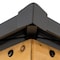 Sunjoy 12x16 ft. Wood Gazebo, Outdoor Patio Steel Hardtop Gazebo with 2-tier Metal Roof, Brown A102032660 - alternate 5