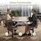 Palmer Hamilton Cafeteria Stool Table, 64 in Dia, Gray PH-4S36RD-GBW - alternate 8