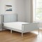 Homeroots Gray Reversible Inlaid Panels Solid Wood Full Bed Frame 530212 - alternate 7