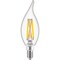 Signify Ultra Definition 60W Equivalent Soft White BA11 Candelabra LED Decorative Light Bulb, 3PK 566687 - alternate 4