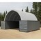 Mytee Products 40x20ft Dark Gray PVC Shipping Container Shelter Roof No End Walls Waterproof CSB4020-DG - alternate 9