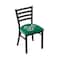 Holland Bar Stool Co BlackLogo Chair, VinylSeat L00418SouFla - alternate 1