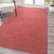 Jonathan Y Haze Solid Low-Pile Red 10 ft. x 14 ft. Area Rug SEU100E-14 - alternate 6