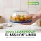 Nutrichef 4‑Piece Glass Mixing Bowls with Lids NCGL4MXG - alternate 4
