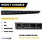 Traffic Kontrol Parking Curb Block, 100% Recycled Rubber, 4 in Height, 72 in Length, 29 lbs, 70 PK TK-PS-6-BKWH-70 - alternate 5