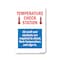 Signmission Public Safety Sign, Temperature Check Station, 10in X 7in Aluminum Sign, OS-NS-A-710-25434 OS-NS-A-710-25434 - alternate 1
