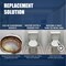 Highcraft 3" Tank To Bowl Soft Round Rubber Gasket w/Universal Fit 10 Pcs Rubber Gasket for Toilet Tank Seal US49-25-10-PK - alternate 4