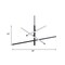 Afx Knoll - LED Pendant - 36in - Black KNOP36LAJUDBK - alternate 8