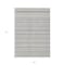 Homeroots 8' X 10' Silver And Gray Striped Washable Indoor Outdoor Area Rug 610567 - alternate 6