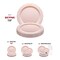 Smarty Had A Party 7.5" Pink Vintage Round Disposable Plastic Appetizer/Salad Plates (120 Plates), 120PK 867PNK-CASE - alternate 7