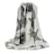 Homeroots 52" X 67" Ivory and Gray Woven Cotton Coastal Seashell Throw Blanket with Fringe 529160 - alternate 5
