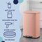Happimess Connor Rectangular 13.2-Gallon Trash Can with Soft-Close Lid and FREE Mini Trash Can, Flamingo Pink HPM1006G - alternate 8