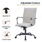Leisuremod Harris High-Back Faux Leather Swivel Office Chair, Iron Frame HOTBL19TL - alternate 6