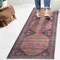 Jonathan Y Dalyan Geometric Medallions Non-Slip Machine-Washable Terracotta/Navy 2 ft. x 10 ft. Runner Rug WSH101A-210 - alternate 7