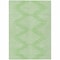Homeroots 8' X 10' Mint Green And Ivory Geometric Washable Indoor Outdoor Area Rug 598595 - alternate 9