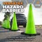 Xpose Safety Traffic Safety Cone, 28 in, Premium PVC, No Collar, Lime Green, Bulk Full Pallet (297), PK297 LTC28-FP297-X - alternate 3