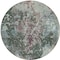 Homeroots 8' Fern Green And Purple Round Damask Washable Indoor Outdoor Area Rug 596383 - alternate 6