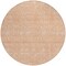 Homeroots 8' Peach And Ivory Round Floral Washable Indoor Outdoor Area Rug 582364 - alternate 6