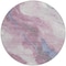 Homeroots 8' Mauve And Pink Round Abstract Washable Indoor Outdoor Area Rug 611383 - alternate 8