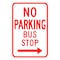 Sign Solutions Usa Parking Sign, 12 in W, Aluminum Sign, White DUS06DWT1218R7-7R - alternate 1