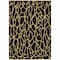 Homeroots 3' X 5' Black And Gold Geometric Washable Indoor Outdoor Area Rug 599178 - alternate 6