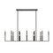 Z-Lite Gaultier Matte Black+Modern Gold 12 Light Linear Chandelier 6100-12L-MB - alternate 6