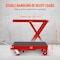Vevor Hydraulic Lift Table Cart 330 lbs Manual Double Scissor Lift Table 50" TFD15 - alternate 6