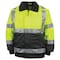 Game Workwear Hi-Vis Bomber Jacket, 100% Polyester Oxford, Hi Vis Lime, L 1370 - alternate 3