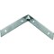 Prosource Corner Brace, 4 in L, 4 in W, 7/8 in H, Steel, Zinc-Plated, 3.1 mm Thick Material CB-B04-C4PS - alternate 1