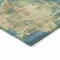 Homeroots 8' Blue And Beige Round Abstract Washable Indoor Outdoor Area Rug 630677 - alternate 7