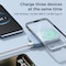 Alpha Digital Magnet Power Bank- 10,000mAh, Wireless Charge, Phone Stand -Blue ZL014-BL - alternate 6