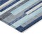 Homeroots 5' X 8' Blue Gray And Ivory Striped Washable Indoor Outdoor Area Rug 613261 - alternate 7