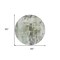 Homeroots 8' Mint Green Ivory And Gray Round Abstract Washable Indoor Outdoor Area Rug 603145 - alternate 7
