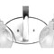 Jonathan Y Sandrine 17.5 in. 2-Light Iron/Seeded Glass Cottage Rustic LED Vanity Light, Chrome JYL7527B - alternate 10