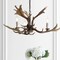 Jonathan Y Speller 27" Adjustable Resin Antler 3-Light LED Chandelier, Brown JYL6303A - alternate 14