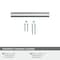 Amerock Versa 3 inch (76mm) Center-to-Center Polished Chrome Cabinet Pull, 25PK 25VMP5553026 - alternate 4
