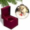 Homeroots Puppy under the Christmas Tree Hand Painted Mouth Blown Glass Ornament 477517 - alternate 6