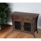 Homeroots 44in Dark Brown Solid Wood Frame Standard Accent Chest With Two Drawers 389756 - alternate 3