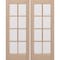 Doornmore G108, 66.5" x 82" ( 2x32" Door) Left Hand, Mahogany SDL 8 Lite Exterior Door G108-SW-3280_2_LI - alternate 1