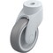 Blickle Kingpin Swivel Caster, TPR, 4", 220 lb., Gry LWG-TPA 101G - alternate 1