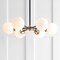 Jonathan Y Caleb Adjustable 6-Light 28" Brass Cluster Pendant Brass Gold/Black JYL9059B - alternate 7