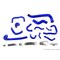 Hps Performance Silicone Radiator, Heater and Ancillary Coolant Hose Kit 57-2135-BLUE - alternate 1