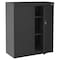 Sandusky Lee Heavy Duty Welded Steel Counter-Height Storage Cabinet, 36x18x36, Black EA2R361836-09 - alternate 1