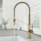 Vigo Livingston Single Handle Pull-Down Sprayer Kitchen Faucet in Matte Brushed Gold VG02027MG - alternate 6